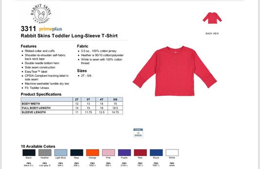 Toddler Long Sleeve