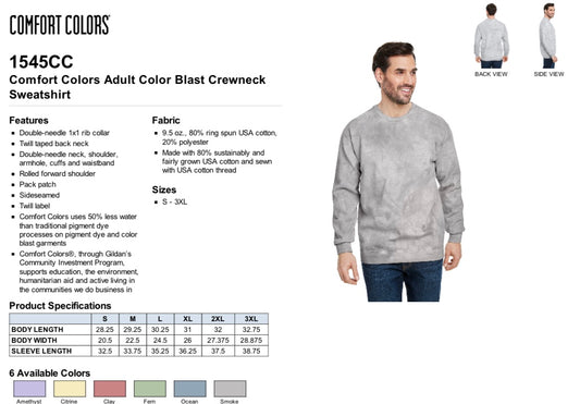 Comfort Colors Color Blast Crewneck